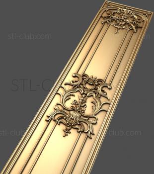 3D model 3d stl model of decorative door trim (STL)